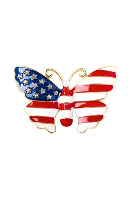 American Flag Alloy Pin PA4685