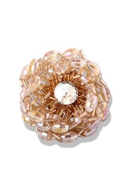 Flower Crystal Bead Pin PA4687