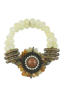 Classic Exotic Natural Stone Beads Bracelet