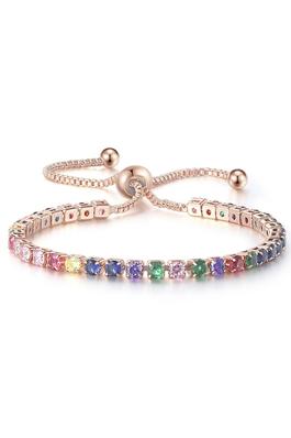 Zircon Chain Bracelet B2692