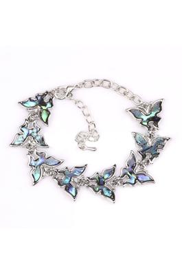 Butterfly Mother Of Pearl Chain Bracelet B2680