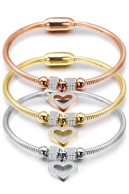 Heart Stainless Steel Bracelets B2234