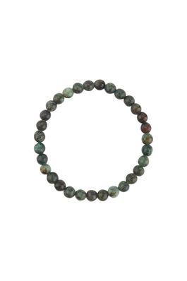 African Turqoise Stone Bead Bracelet B2076-6MM
