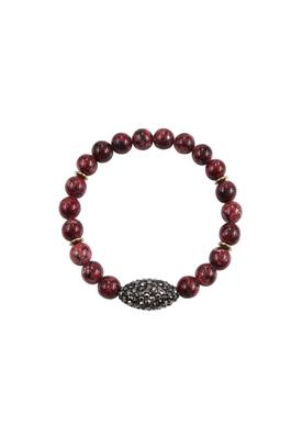 Natural Stone Beads Olive Crystal Bracelets B2036