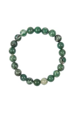 Qinghai Jade Stone Stretch Bracelet B2977
