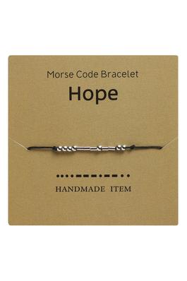 HOPE Morse Code Bracelet B3160