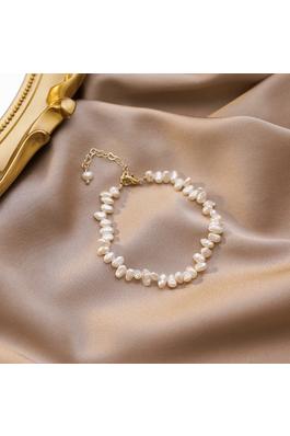 Irregular Beads Freshwater Pearl Bracelet B3428
