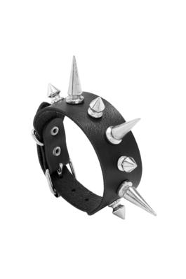 Punk Rivet Leather Snap Bracelet B3774