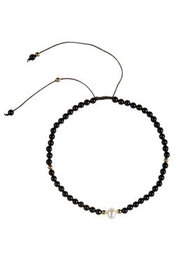 Natural Stone Pearl Braided Bracelet B4105