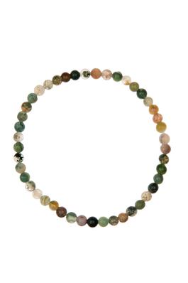 Indian Agate Stone Bracelets B1590 - 4MM