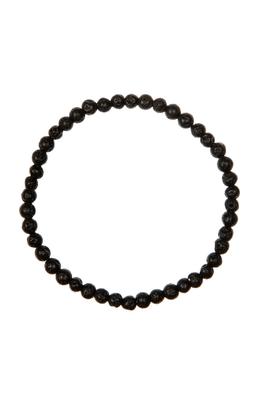 Lava Stone Bead Bracelet B1996 - 4MM