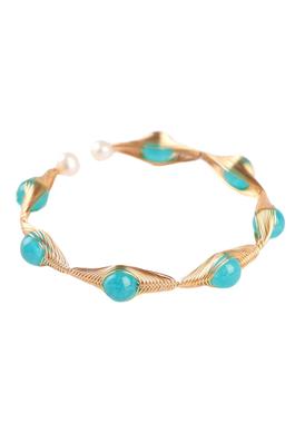 Amazon Stone Wrap Cuff Bracelet B4075