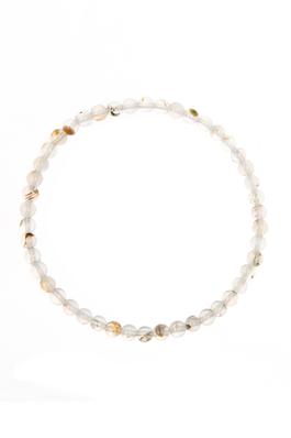 Dendritic Agate Stone Bead Bracelet B2054 - 4 MM