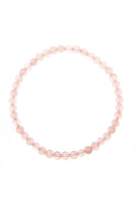 Rose Quartz Stone Bracelets B1593 - 4MM