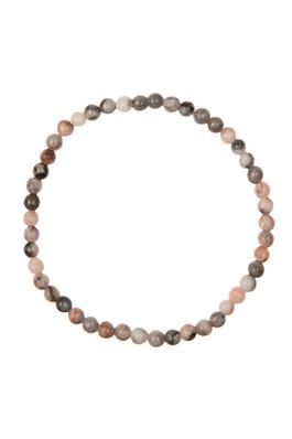 Rhodonite Stone Bead Bracelet B1979 - 4MM
