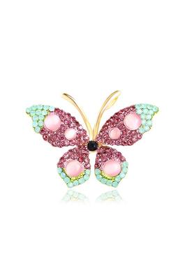 Butterfly Rhinestone Brooch Pin PA5110