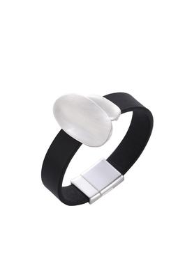 Elliptical Pu Leather Magnetic Bracelet B4185