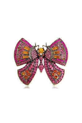 Butterfly Rhinestone Brooch Pin PA5143