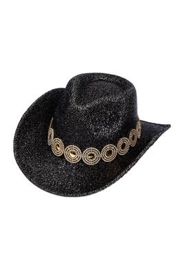 Sequin Rhinestone Cowgirl Hat C0829