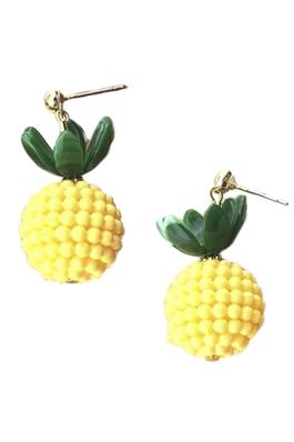 Pineapple Acrylic Earrings E5597
