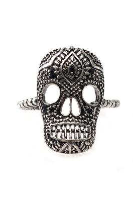 Skull Copper Ring R1859