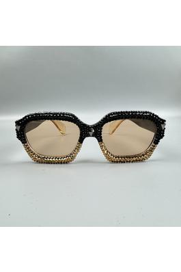 Handmade Rhinestone Round Sunglasses G0514