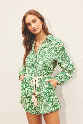 Summer Chapter Collared Romper