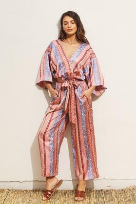 Sea For Yourself Satin Jumpsuit