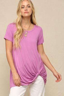 SHORT SLEEVE LOOSE FIT LONG TUNIC