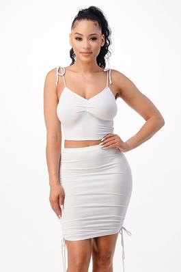 Two Piece Set Women TOP AND SKIRT Sets