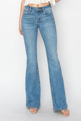 HIGH RISE-FLARE-BASIC JEANS