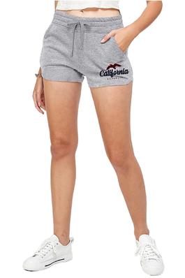BASIC FRENCH TERRY SHORTS WITH CALIFORNIA EMBROIDERY