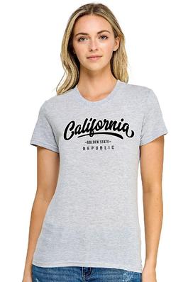 BASIC SHORT SLEEVE TSHIRT WITH CALIFORNIA PATCH AND EMBROIDERY