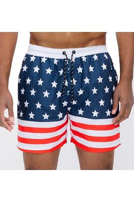 American Flag Swim Shorts