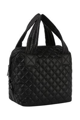 Puffy Quilted Nylon Satchel