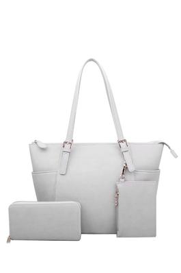 Fashion Faux Handbag with Matching Wallet Set