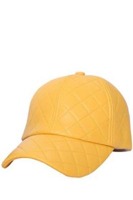 Faux Leather Baseball Cap Style ladies Hat