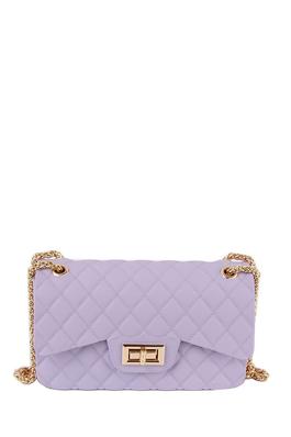 Quilt Embossed Jelly Candy Classic Shoulder Bag