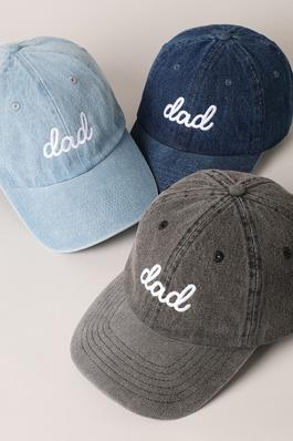 Dad Text Embroidered Father's Day Baseball Cap