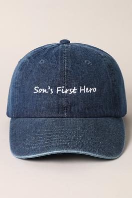 Son's First Hero Father's Day Gift Embroidery Cap