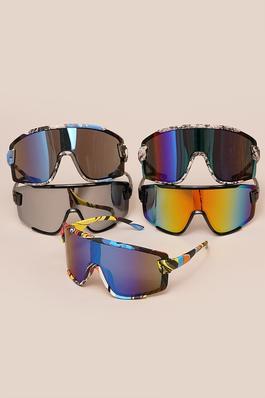 Unisex Shield Fashion Sunglasses