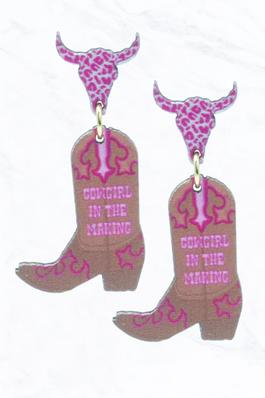 Cowgirl In The Making Earrings