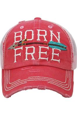 Born Free Baseball cap with Mesh