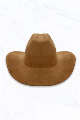 Line Top Seude Western Cowboy Hat