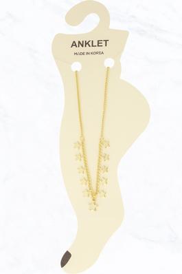 Star Chunky Cuban Link Chain Fashion Anklet