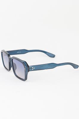 Bright Geometric Square Box Gradient Sunglasses