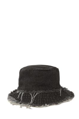 Distressed Line Denim Bucket Hat