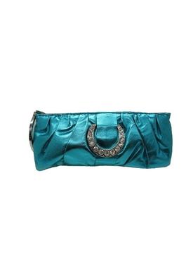Metallic Clutch Wristlet Handbag