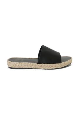 Beast Fashion Espadrille Sole Slide Flat Sandals