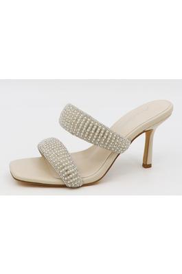 Anne Michelle Sparkling Strap Heeled Sandals